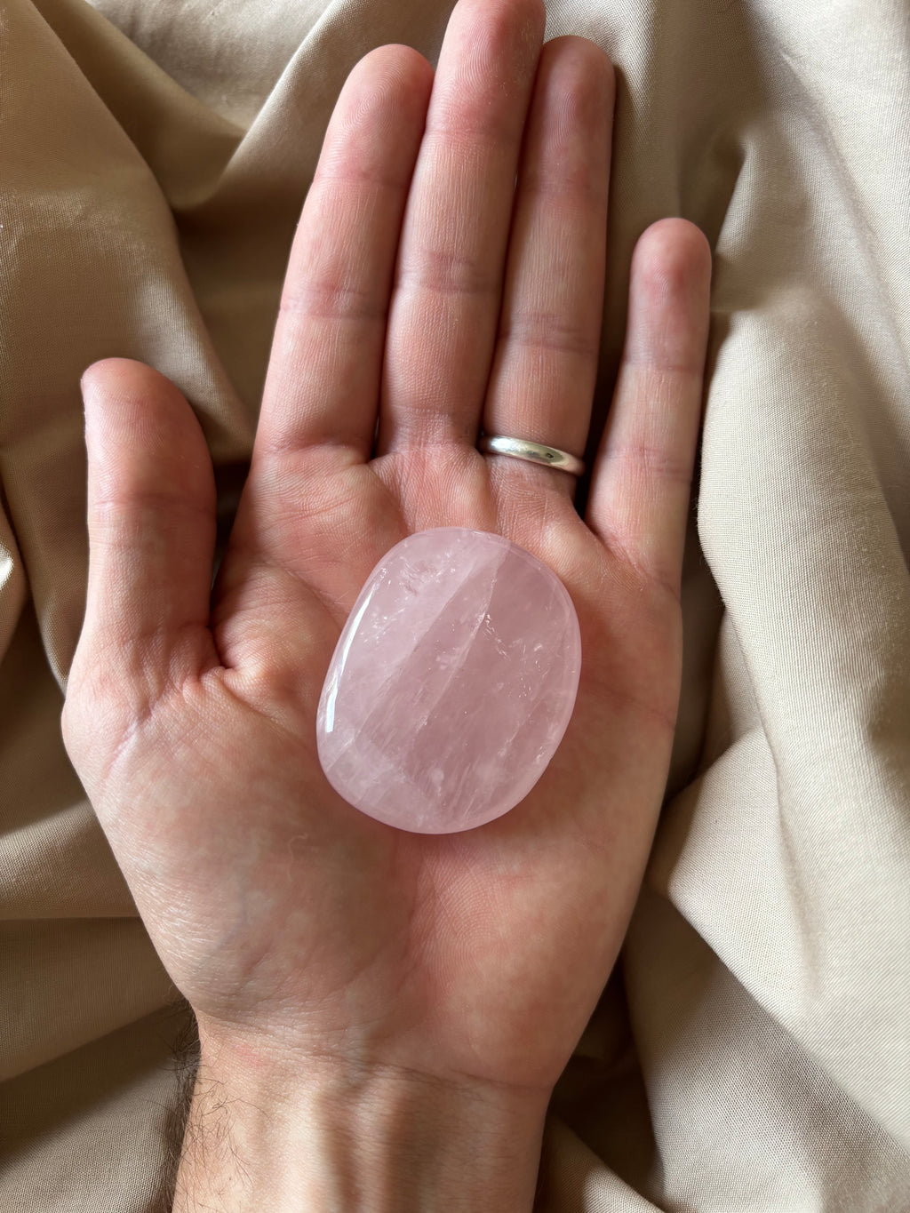 Quartz Rose - Galet (4,5 cm)