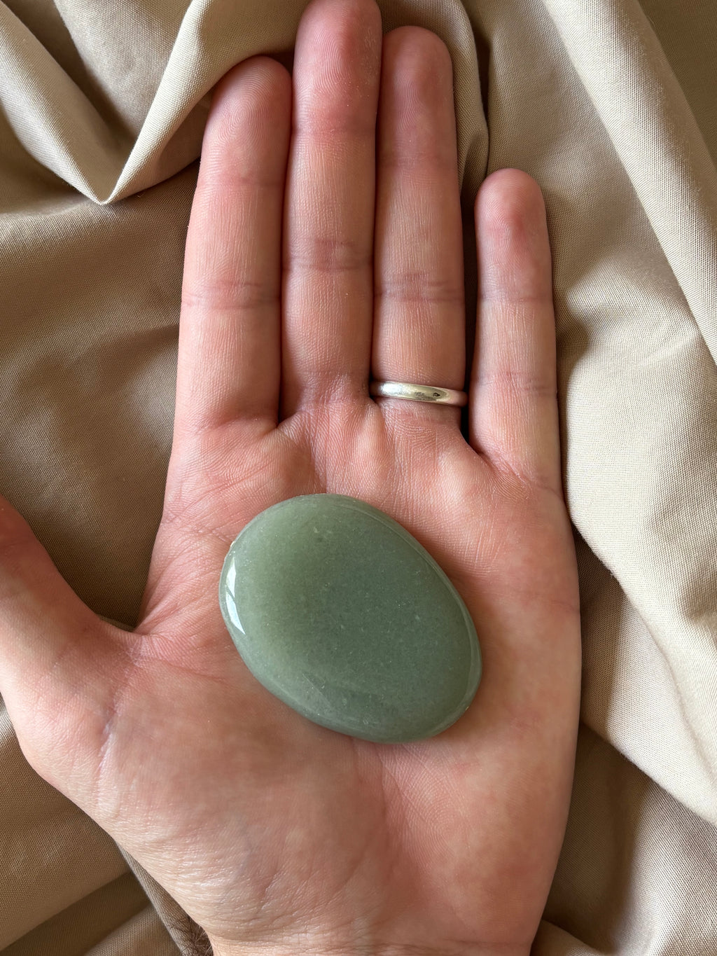 Aventurine verte – Galet naturel (5 cm)