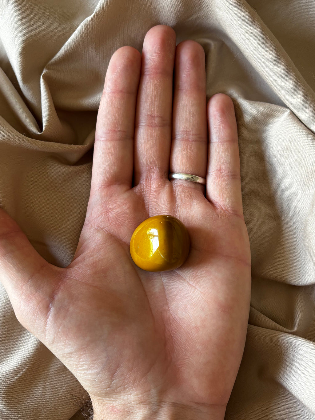 Jaspe Mokaïte – Pierre roulée (2,5 cm)